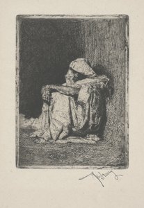 Sitzender Araber von Mariano José María Bernardo Fortuny y Carbó
