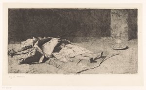 Toter Körper eines Kabyle