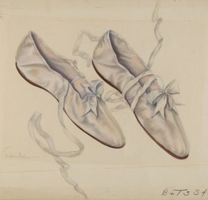 Gehschuhe, um 1936