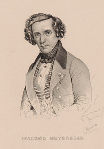 Porträt des Komponisten Giacomo Meyerbeer 1791-1864, 1836