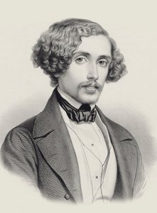 Porträt des Pianisten und Komponisten Julius Schulhoff 1825-1898, 1850