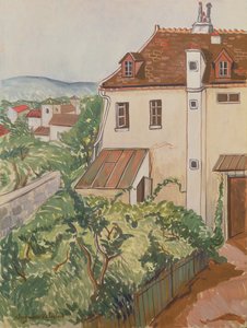 Blick auf einen Garten von Marie Clementine (Suzanne) Valadon
