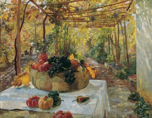In der Pergola von Marie Egner