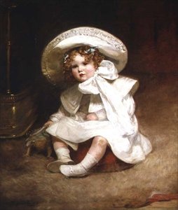 Porträt von Muriel, Tochter von Sir Charles Swinfen Eady von Marie Elizabeth Seymour Lucas