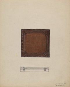 Leder-Medaillenkasten, 1936