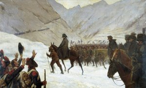 Der Durchgang des Großen Sankt Bernhard, 20. Mai von Marie Felix Edmond de Boislecomte