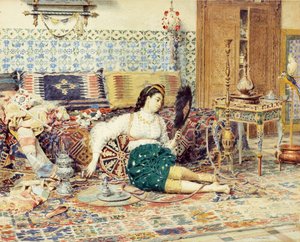 Die schöne Orientalin von Marie Francois Firmin Girard