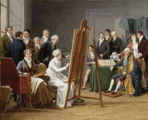 Die Zeit im Atelier von Madame Vincent von Marie Gabrielle Capet