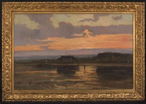 Einsamkeit am Abend: Morsalines (Manche), ca. 1887