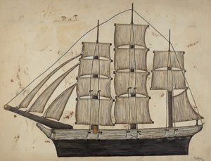 Pa. Deutsches Schiff, 1938 von Marie Lutrell