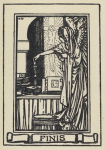 Illustration für Der Traum von Gerontius von Kardinal Newman (Lithografie) von Marie Preaud Webb