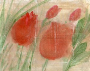 Rote Tulpen von Marina Falco