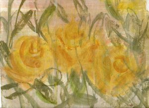 Gelbe Rosen 1 (2020) von Marina Falco