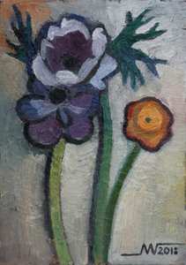 Lebendige Gartenblumen