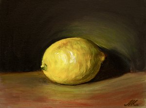 Helles Zitronen Stillleben von Marina Kozyr