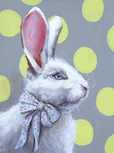 Charmanter Polka Dot Hase