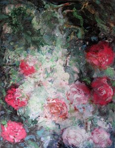Abstrakter Rosengarten von Marina Nelson