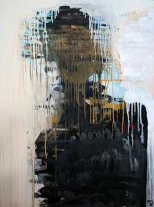 Dunkle Abstrakte Figur von Marina Nelson