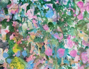 Lebendiger Abstrakter Garten von Marina Nelson