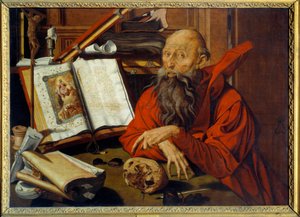 Der heilige Hieronymus meditierend