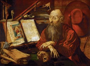 Heiliger Hieronymus in seiner Zelle