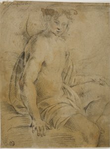 Sitzender Engel