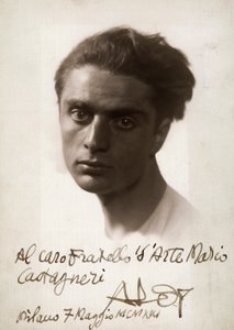 Porträt des Malers Roberto Aloy, 07/06/1921 von Mario Castagneri