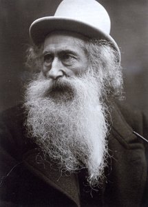 Halbporträt des älteren Bildhauers Vincenzo Gemito