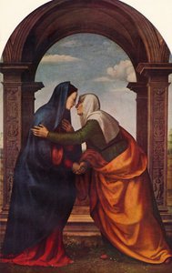 Die Heimsuchung, 1503, 1938 von Mariotto di Bigio di Bindo Albertinelli