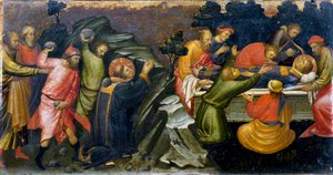 Steinigung und Beerdigung des heiligen Stephanus, des ersten christlichen Märtyrers, ca. 36 ca. 1394-1424