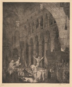 Mohammed II in der Hagia Sophia von Marius Alexander Jacques Bauer