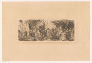 Straße in Jerusalem von Marius Bauer (signed by artist)