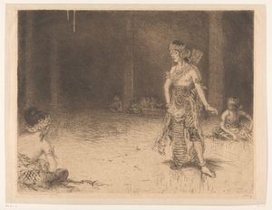 Wajang Wong von Marius Bauer (signed by artist)