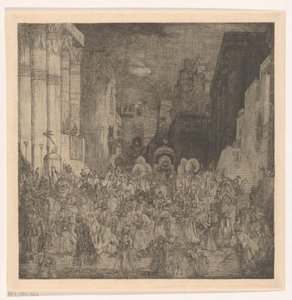 Königin von Saba in Jerusalem von Marius Bauer