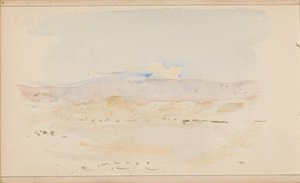 Wüstenlandschaft mit Bergen von Marius Bauer