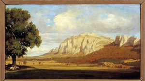 Blick auf das Sainte-Baume-Massiv von Marius Engaliere