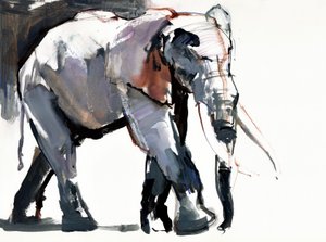 Afrikanischer Elefant, 2012 von Mark Adlington