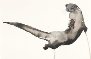 Zurückgespült (Otter) von Mark Adlington