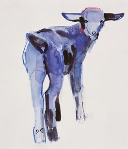 Blaues Kind, Cazalla de la Sierra, 1999 von Mark Adlington