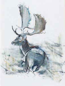Bock im Gras, 2006 von Mark Adlington