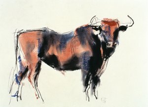 Roter Stier, 1998 von Mark Adlington