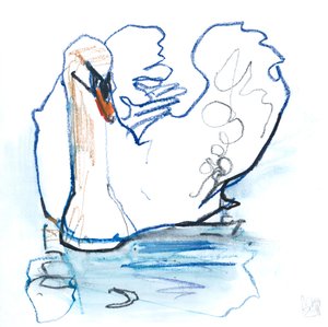 Schwanensee, 2021 von Mark Adlington