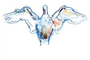 Ausgebreitete Flügel, 2022 von Mark Adlington