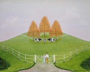 Eine pastorale Landschaft von Mark Baring