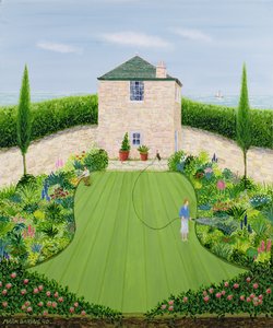 Garten am Meer von Mark Baring