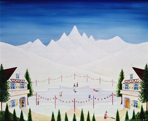Schlittschuhläufer von Mark Baring