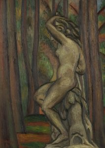 Statue in einem Park von Mark Gertler