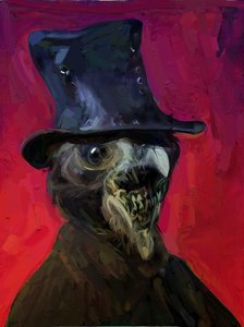Ein Pestdoktor ohne Maske