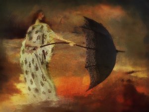 Regenschirme und Sonnenstürme