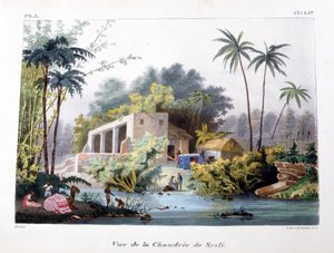 Ansicht der Chaudrie von Syali, Indien, 1828 von Marlet et Cie